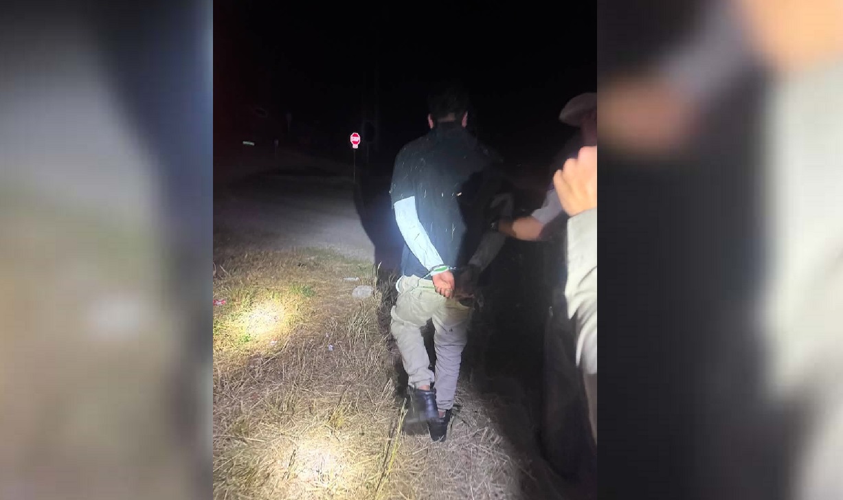 Imagen del arresto llevado a cabo por las autoridades texanas.