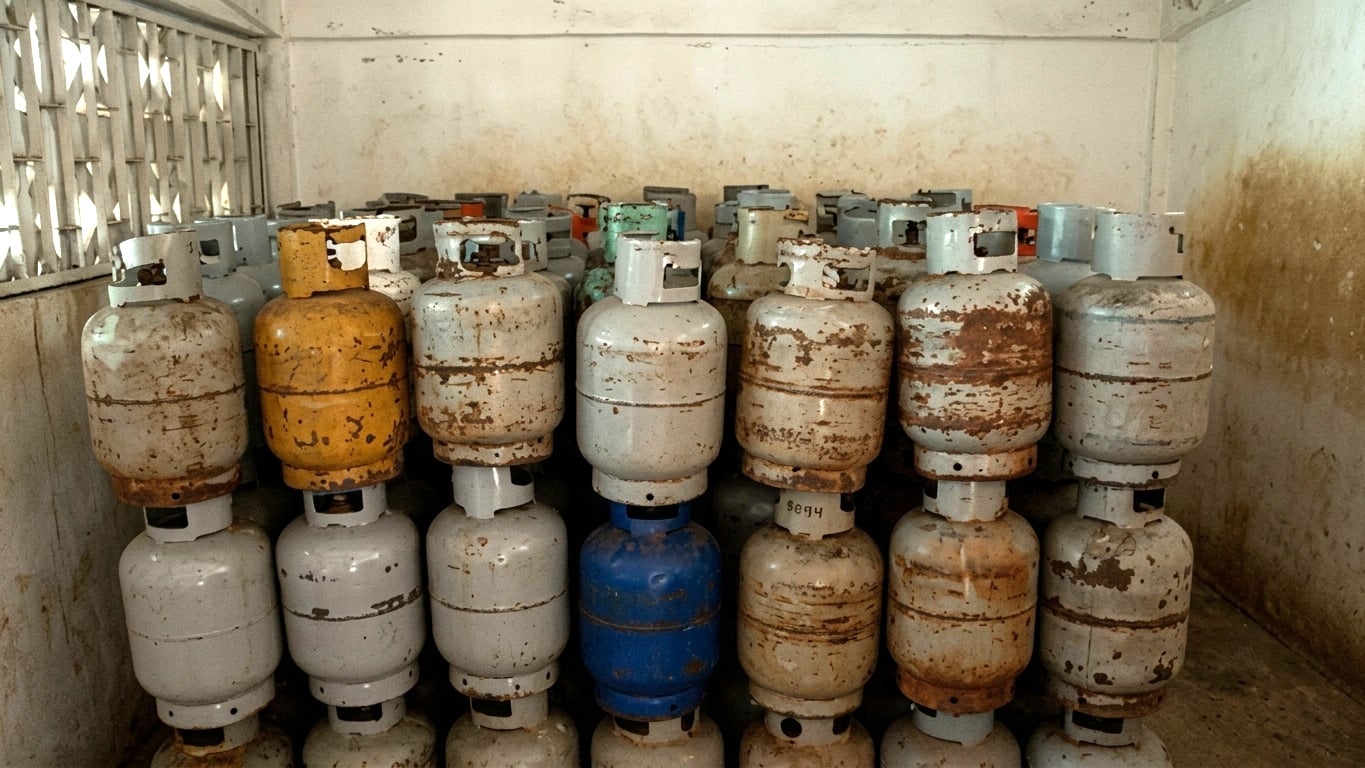 Gobierno cubano aumenta costo de la balita de gas y anuncia ventas de cilindros en dólares