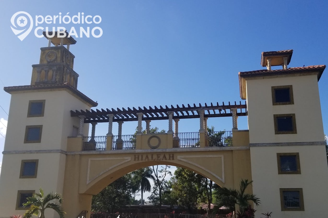 Entrada de la ciudad de Hialeah 