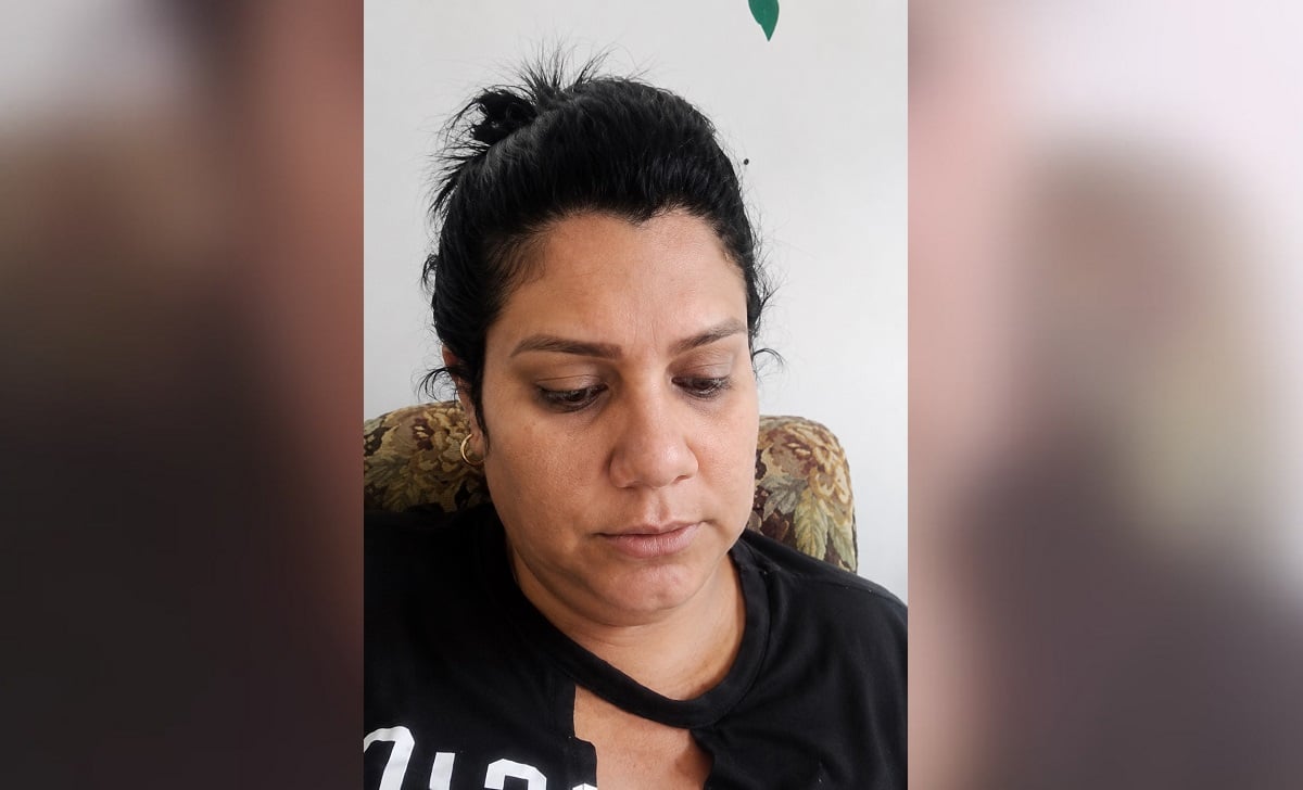 Imagen de la denunciante.