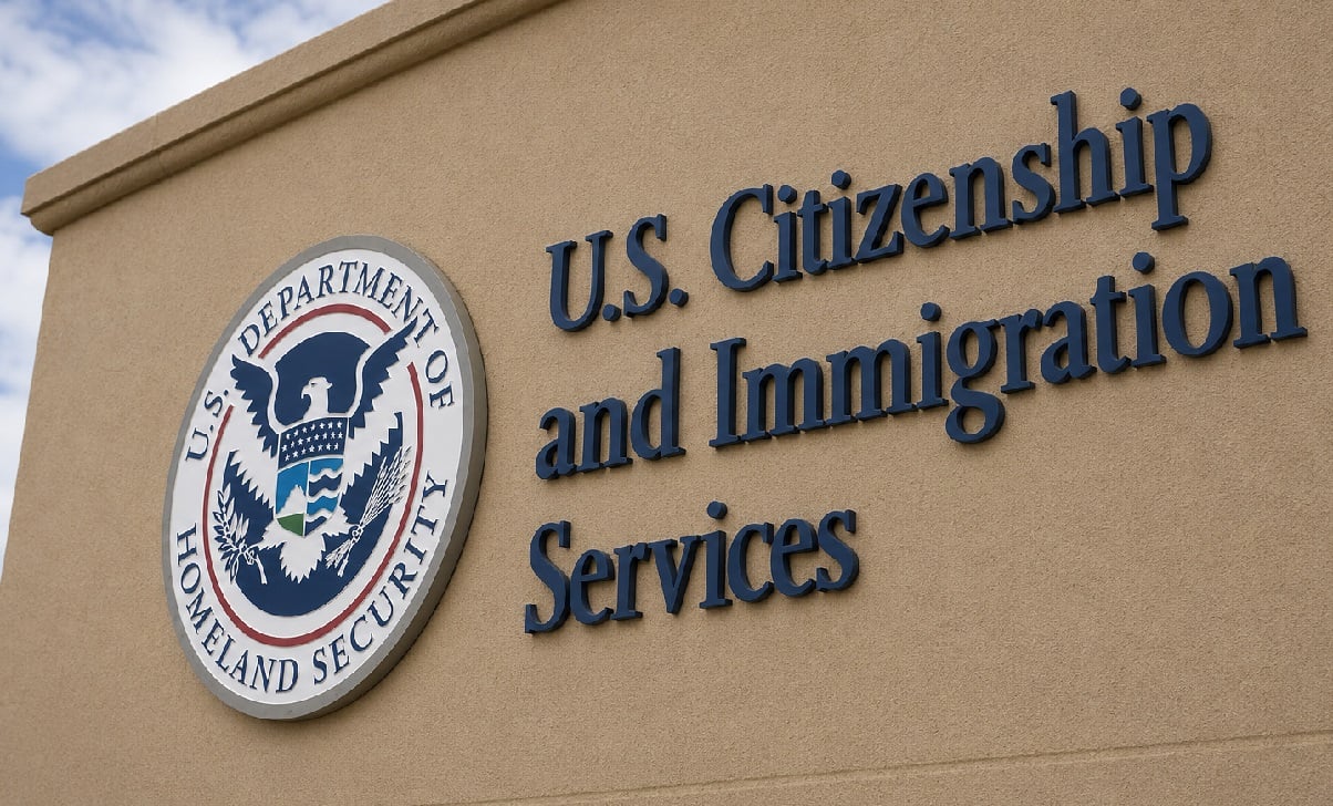 Oficina de USCIS ilustrativa.