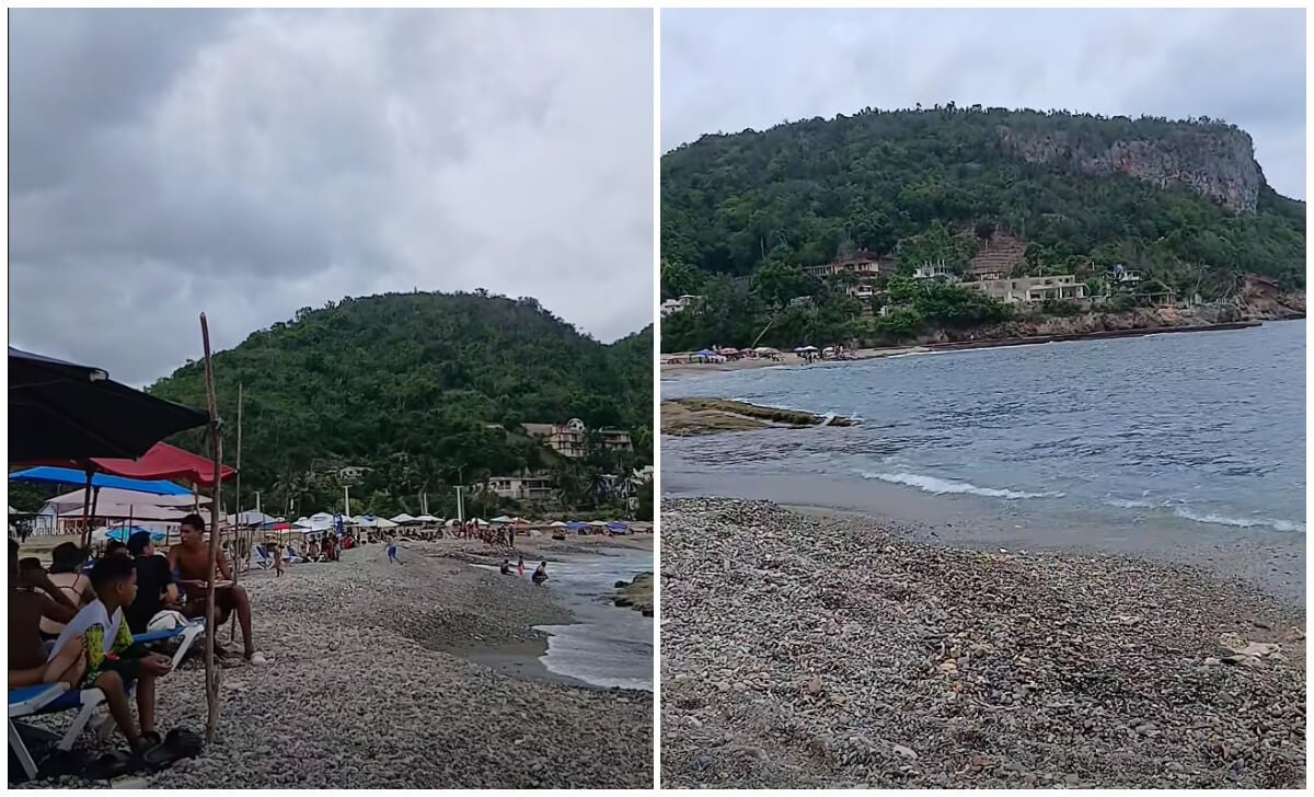 Imágenes de la playa de Siboney.