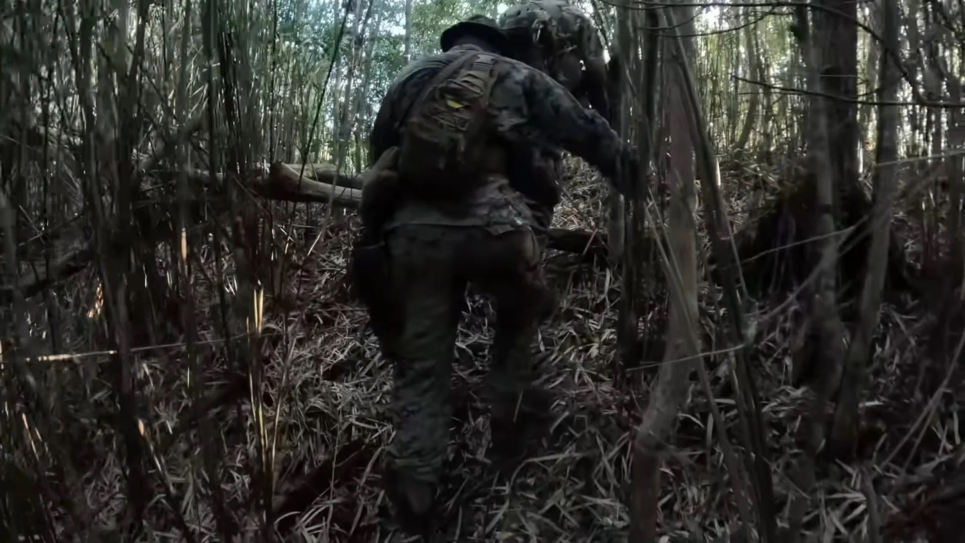 Marines entrenando.