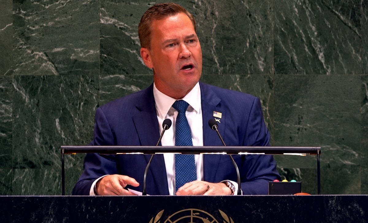 Embajador de EEUU ante la ONU, Mike Waltz.