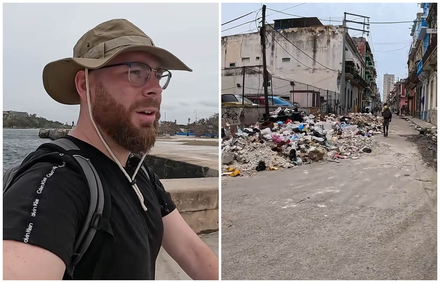 Youtuber Elliot El Guiri en las calles de Cuba.