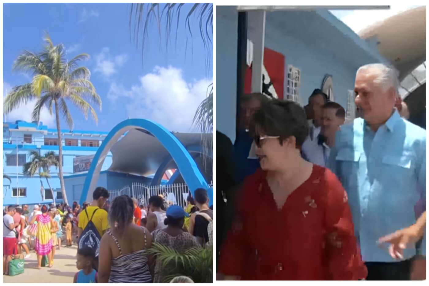 Las colas para ingresar tan solo al área de playa de El Náutico eran inmensas.