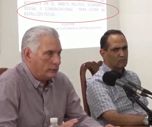 Díaz-Canel en su visita a municipios de La Habana (Captura de pantalla- Canal Caribe)