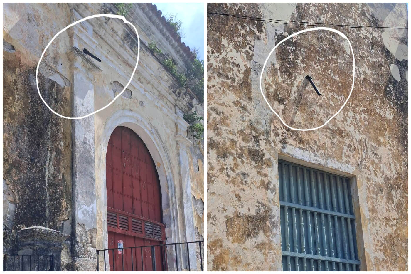 Las lámparas solares del templo fue comprada con donaciones de los fieles.