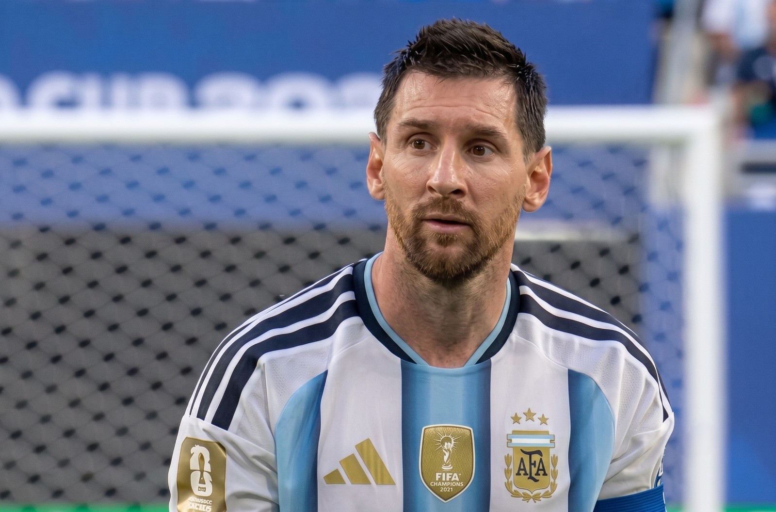 El capitán de Argentina, Lionel Messi.