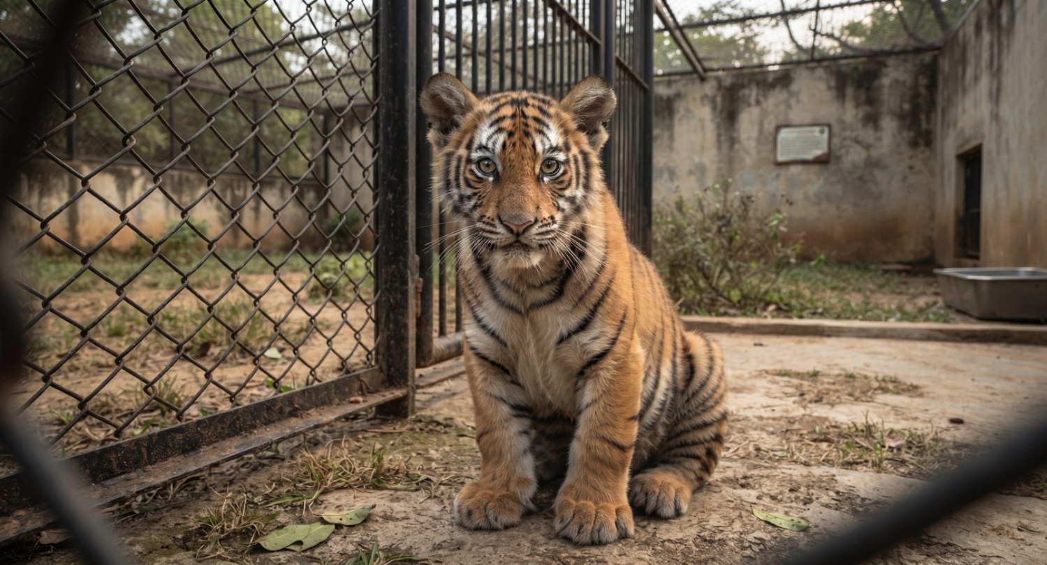 tigre de bengala-zoologico nacional de Cuba