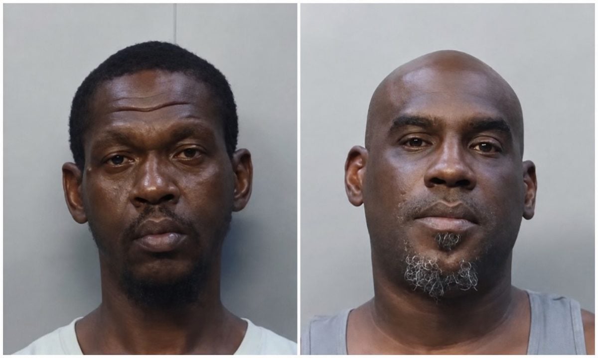 Hombres acusados de robo en aeropuerto de Miami.