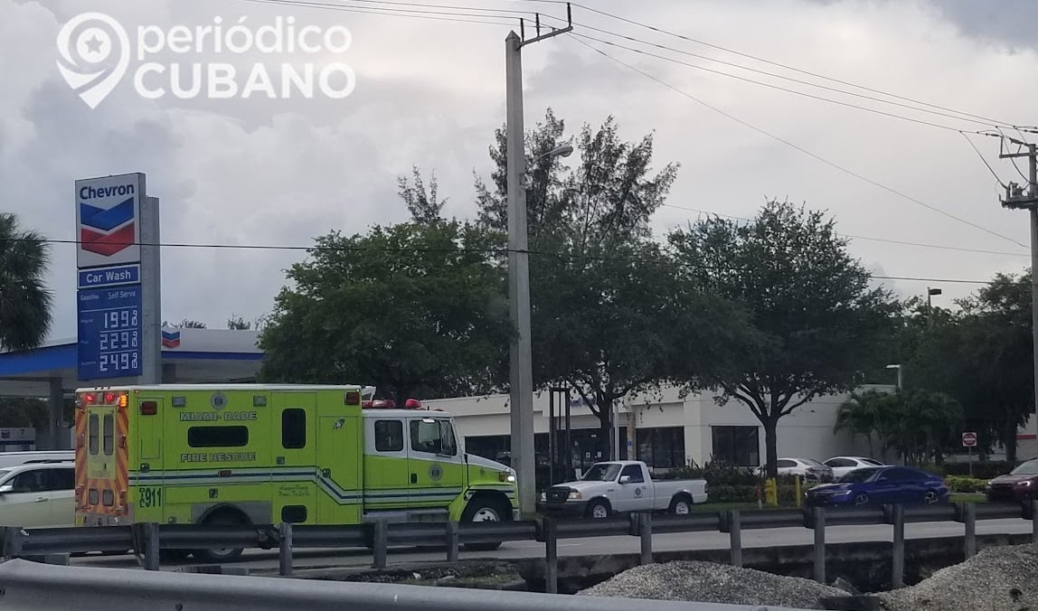 Imagen ilustrativa de una ambulancia en Miami-Dade.