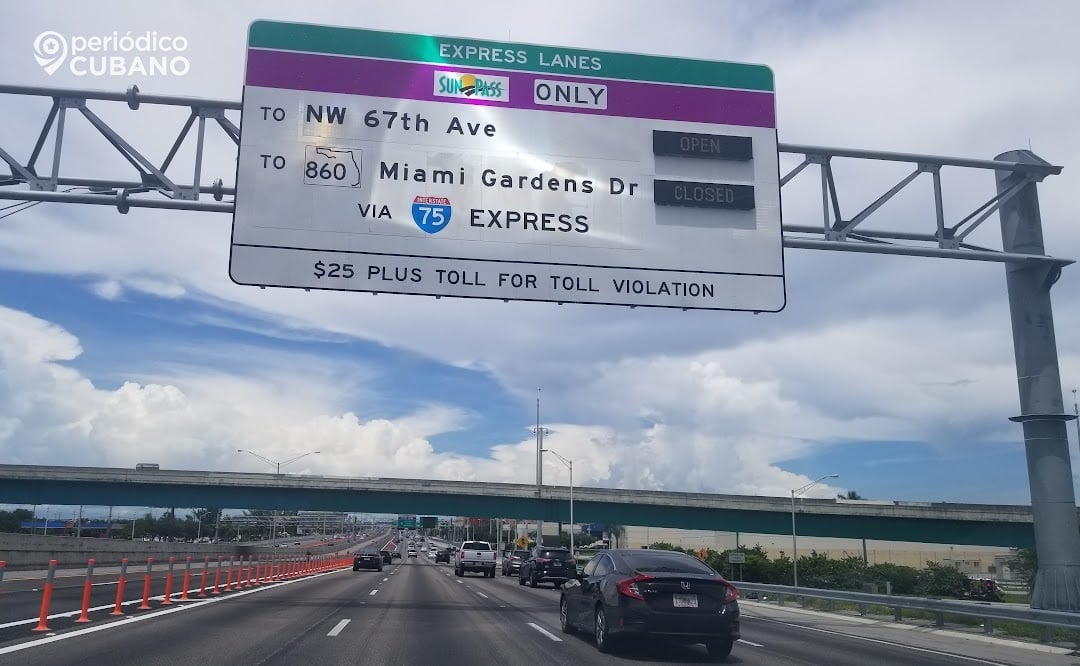 Imagen ilustrativa de una autopista en Miami-Dade.
