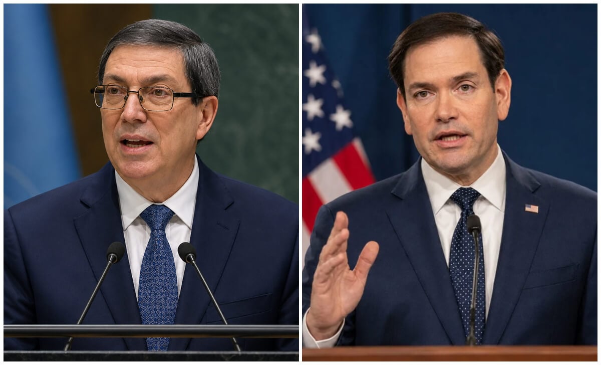 Bruno Rodríguez y Marco Rubio.