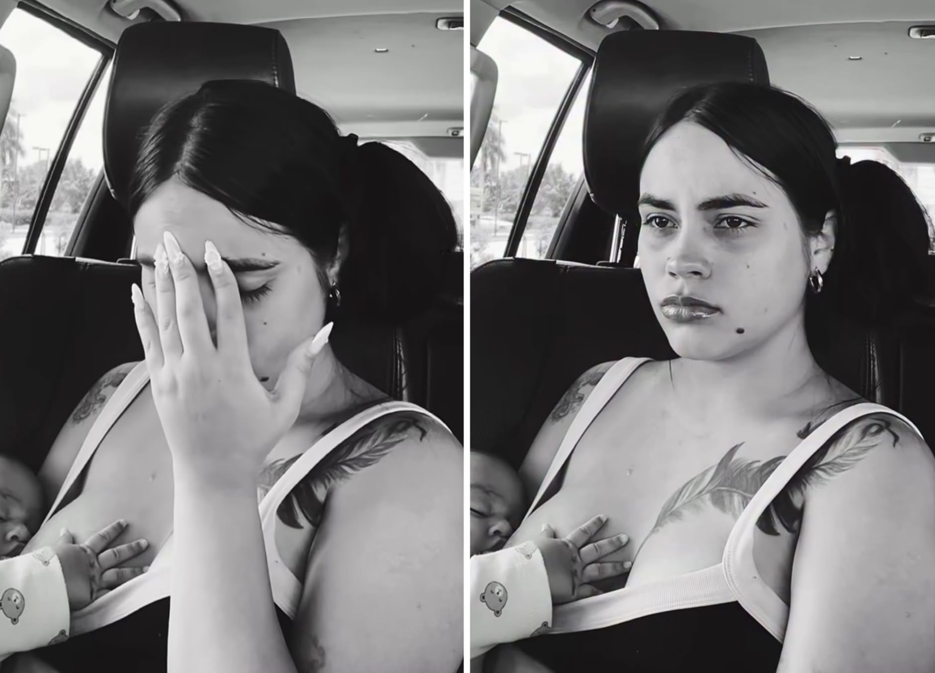 Cubana es abandonada con su bebé en el auto tras arresto de ICE a su esposo