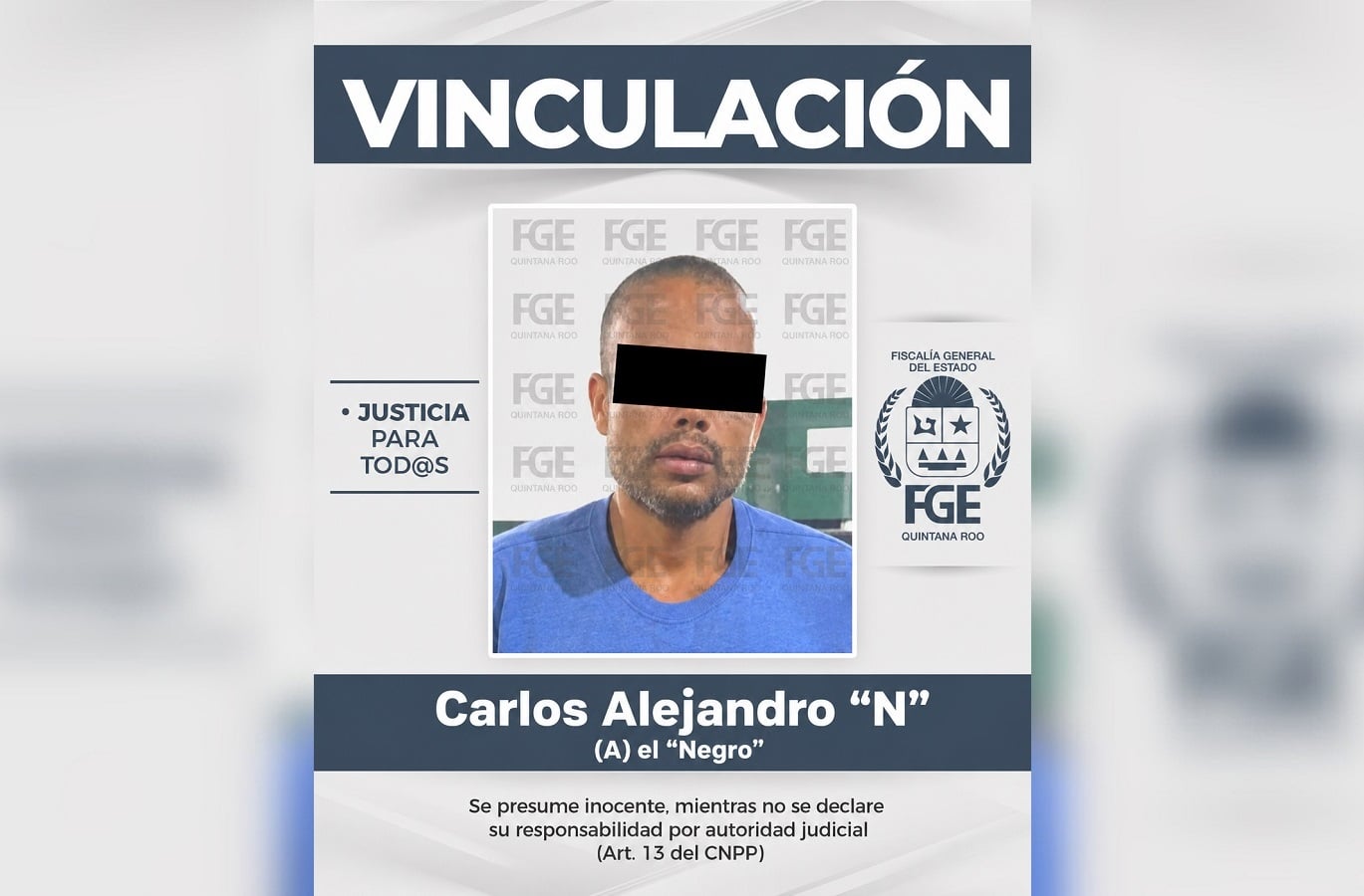 Cubano detenido en Quinata Roo.