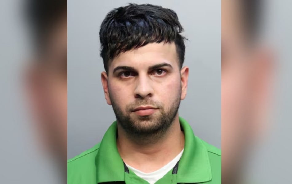 Imagen del cubano detenido por delito en Walmart.