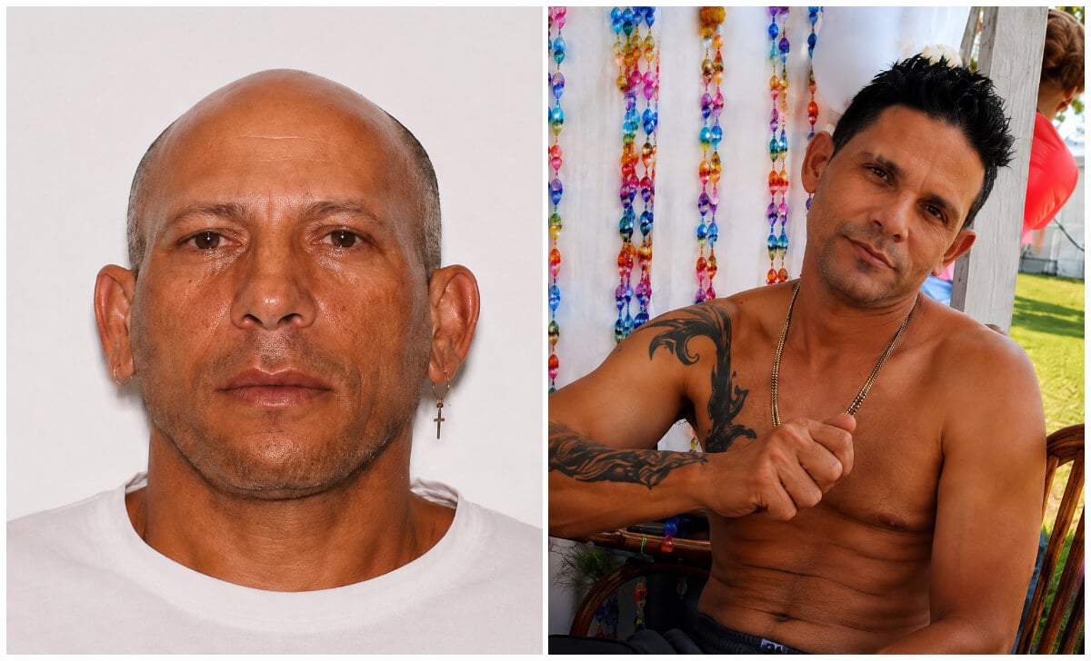 Fotos del agresor (izquierda) y la víctima (derecha).