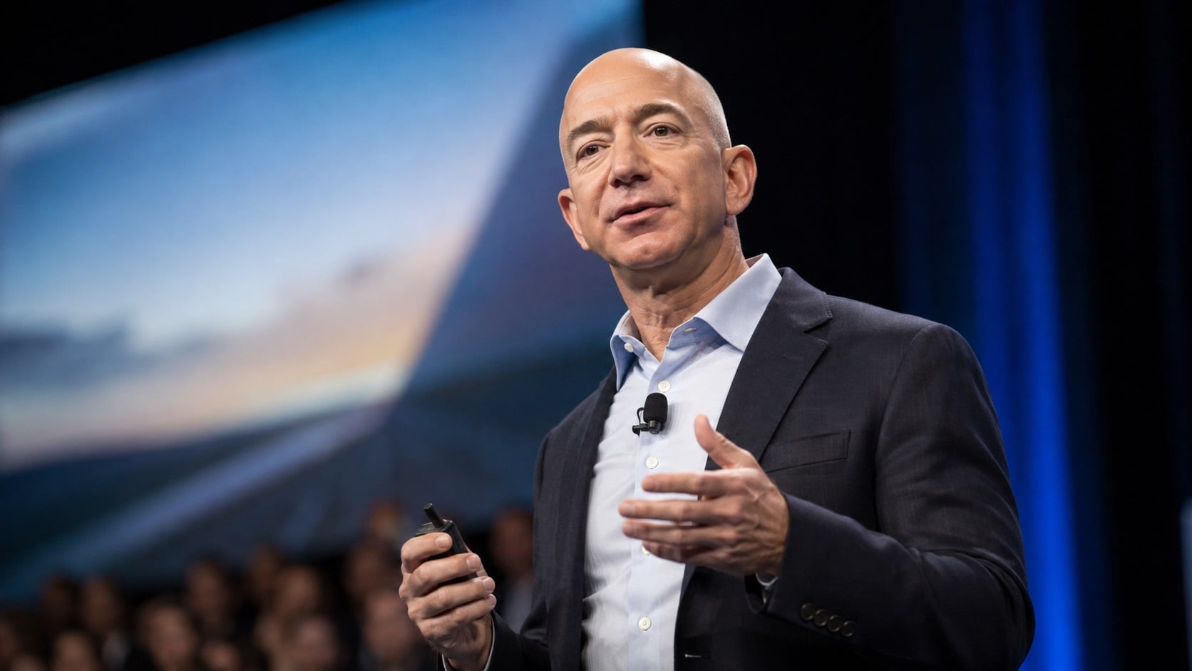 Imagen ilustrativa de Jeff Bezos, fundador de Amazon.