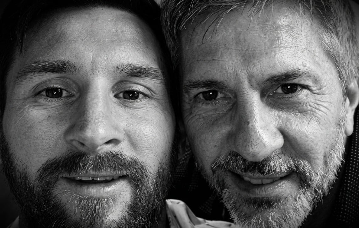 Jorge y Lionel Messi juntos