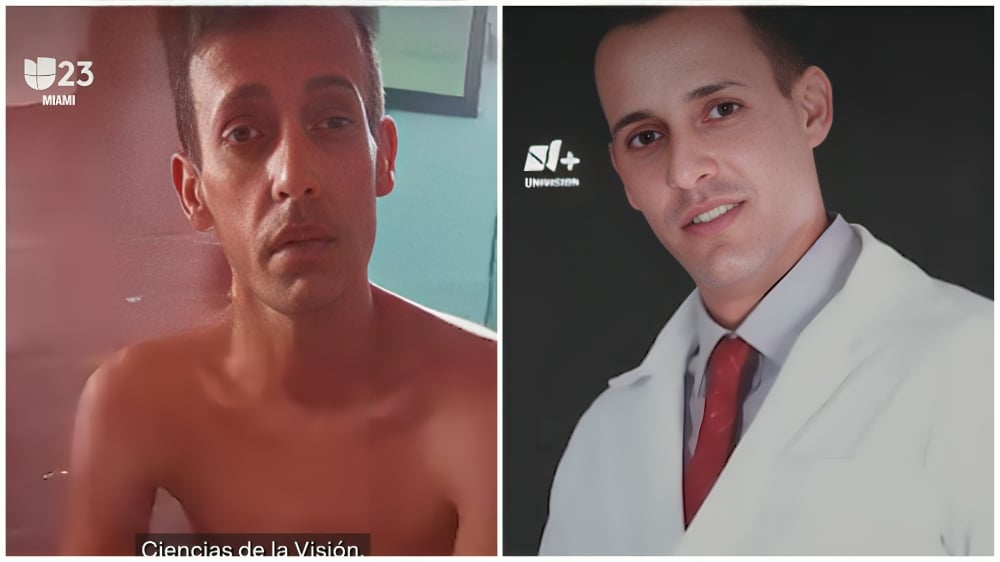 El doctor en Optometría y Ciencias de la Visión Yasmany Figueroa Chaviano
