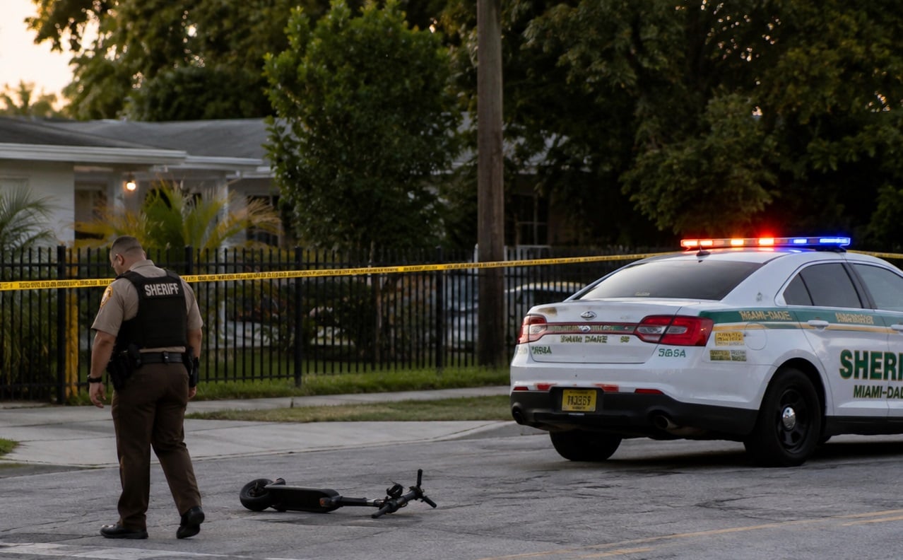 Choque de scooters provoca tiroteo en Miami-Dade.