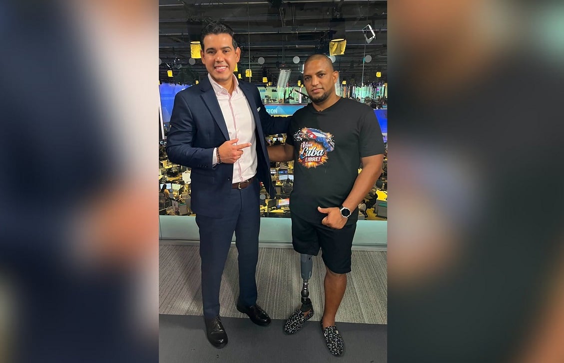 El repartidor cubano trabajaba con una sola pierna.
