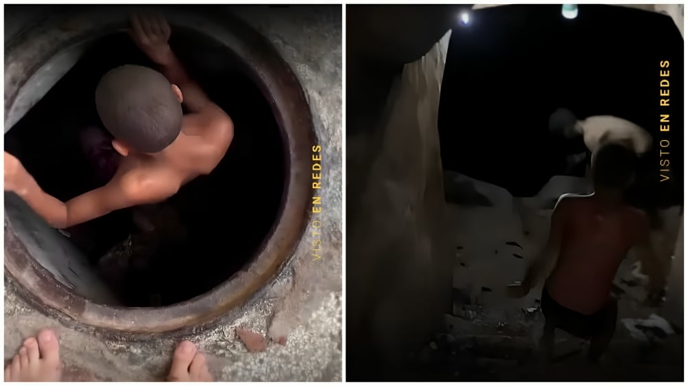 Video Captan a niños bañándose en alcantarillas de La Habana