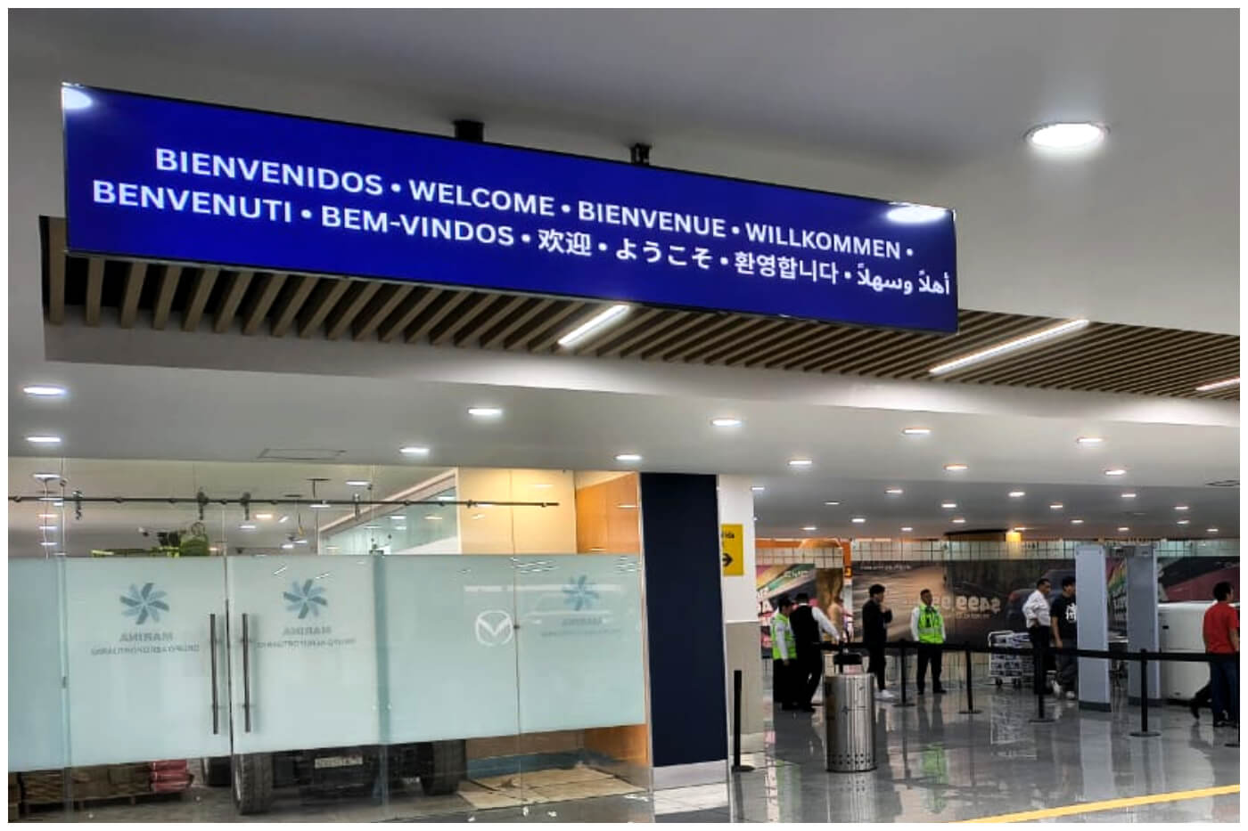 Aeropuerto de cdmx área de llegada