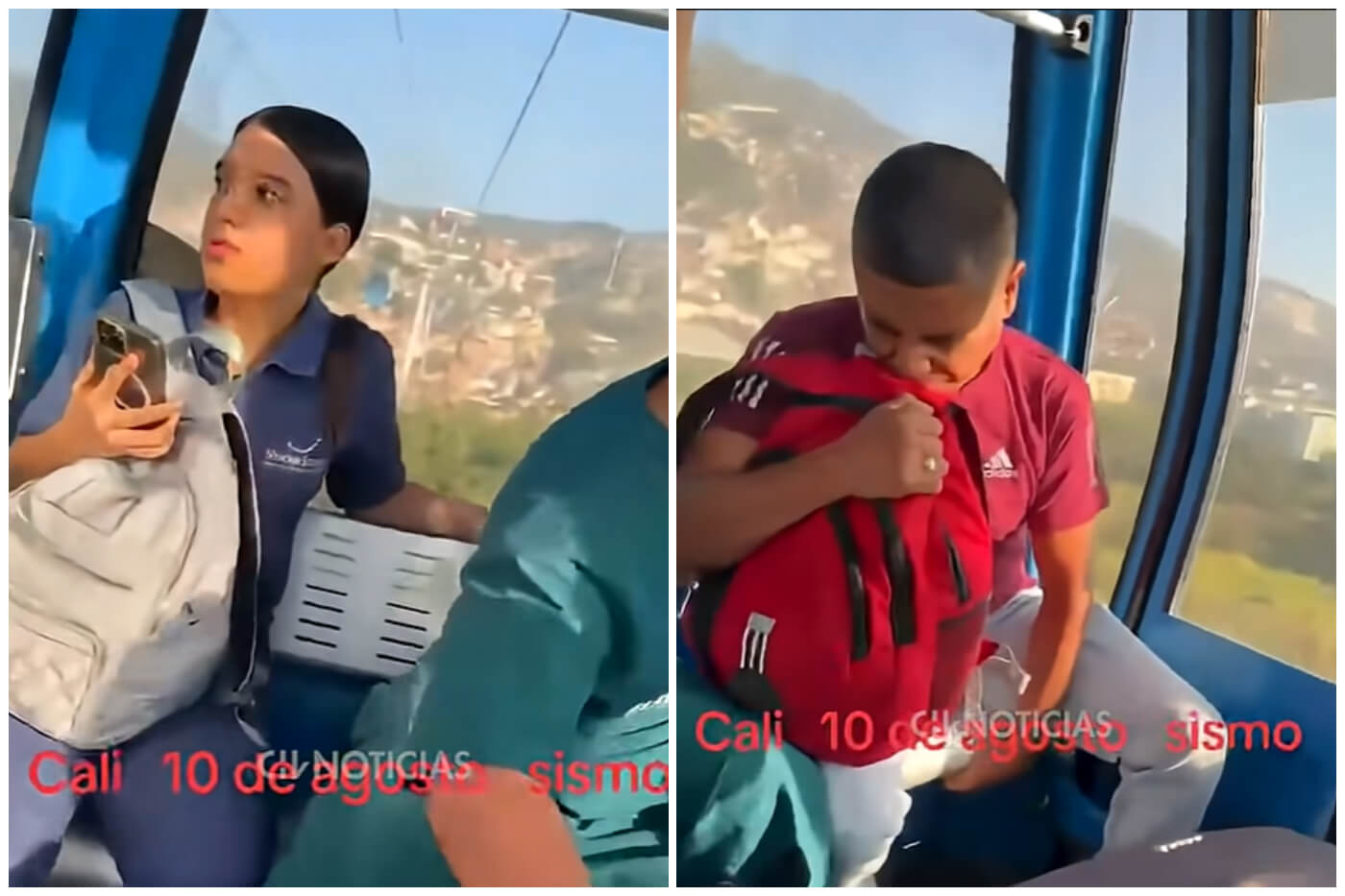 El MIO Cali es un transporte público que consiste en teleféricos a gran altura.