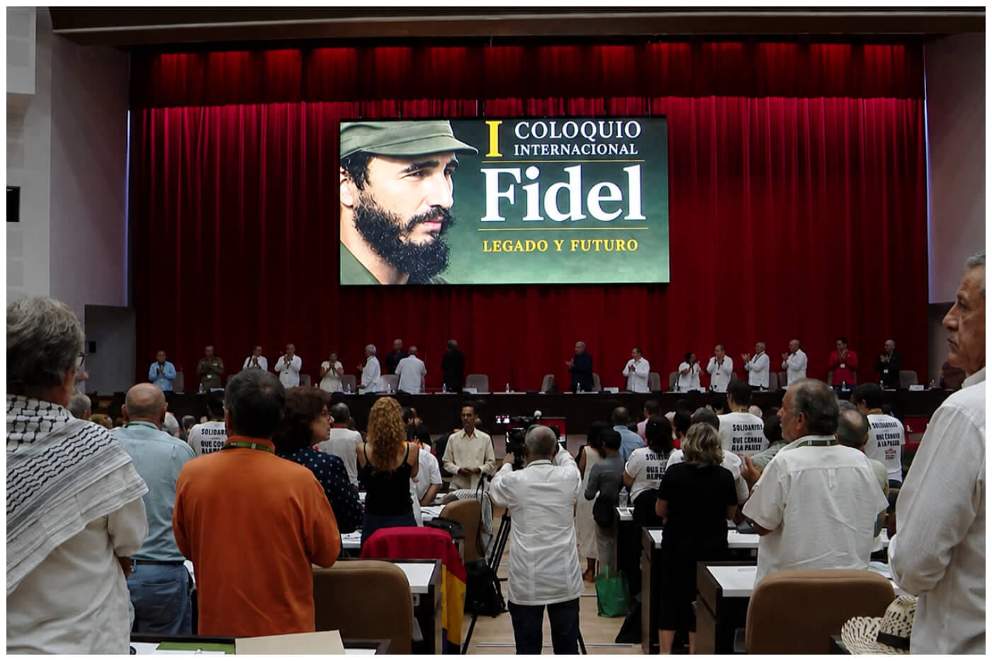 El dictador cubano Fidel Castro sigue siendo el estandarte del régimen de Cuba.