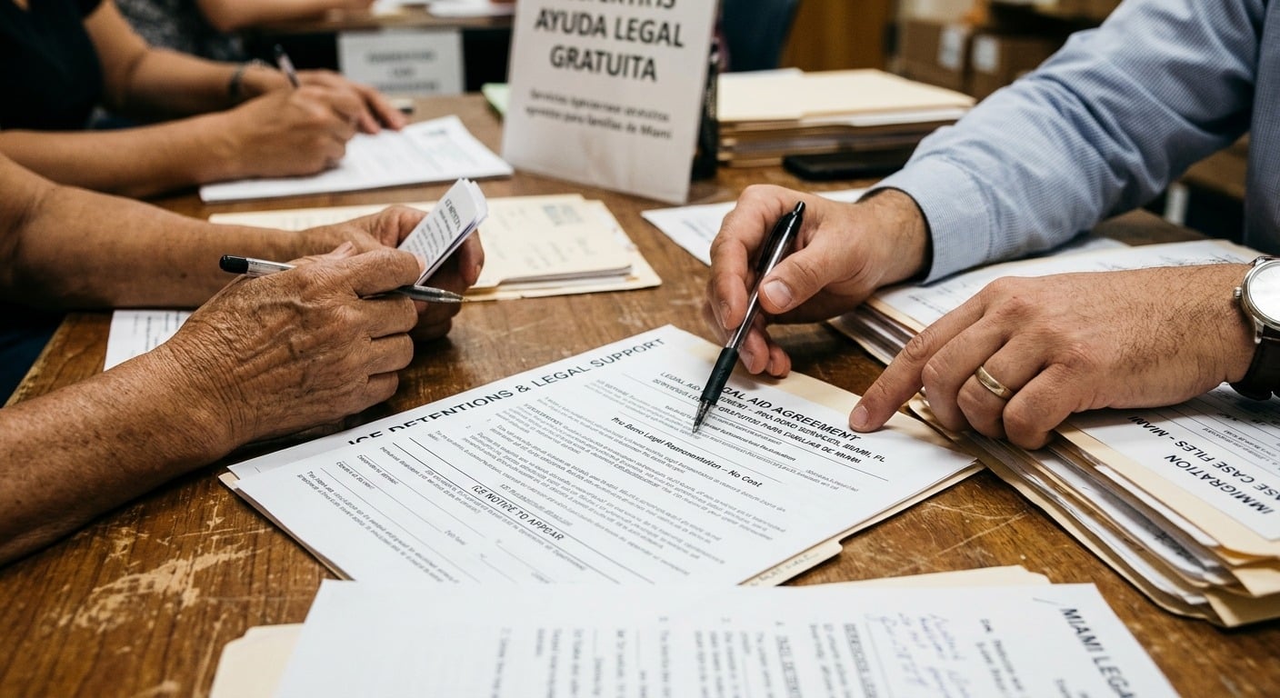 Abogados gratis en Miami pueden ayudar a cubanos I-220A detenidos por ICE
