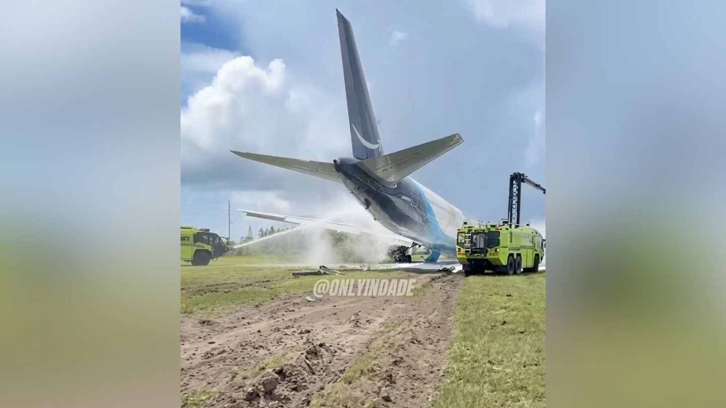 Accidente del avión de Amazon en Miami revelan estado de los heridos, rescates y situación de los pilotos