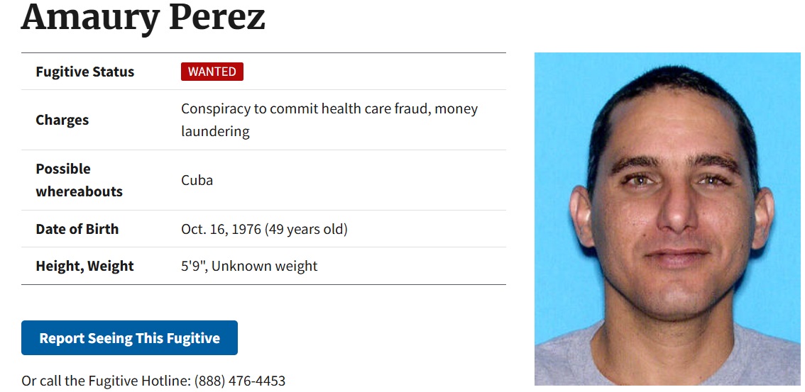 Uno de los 10 cubanos más buscados por el FBI.