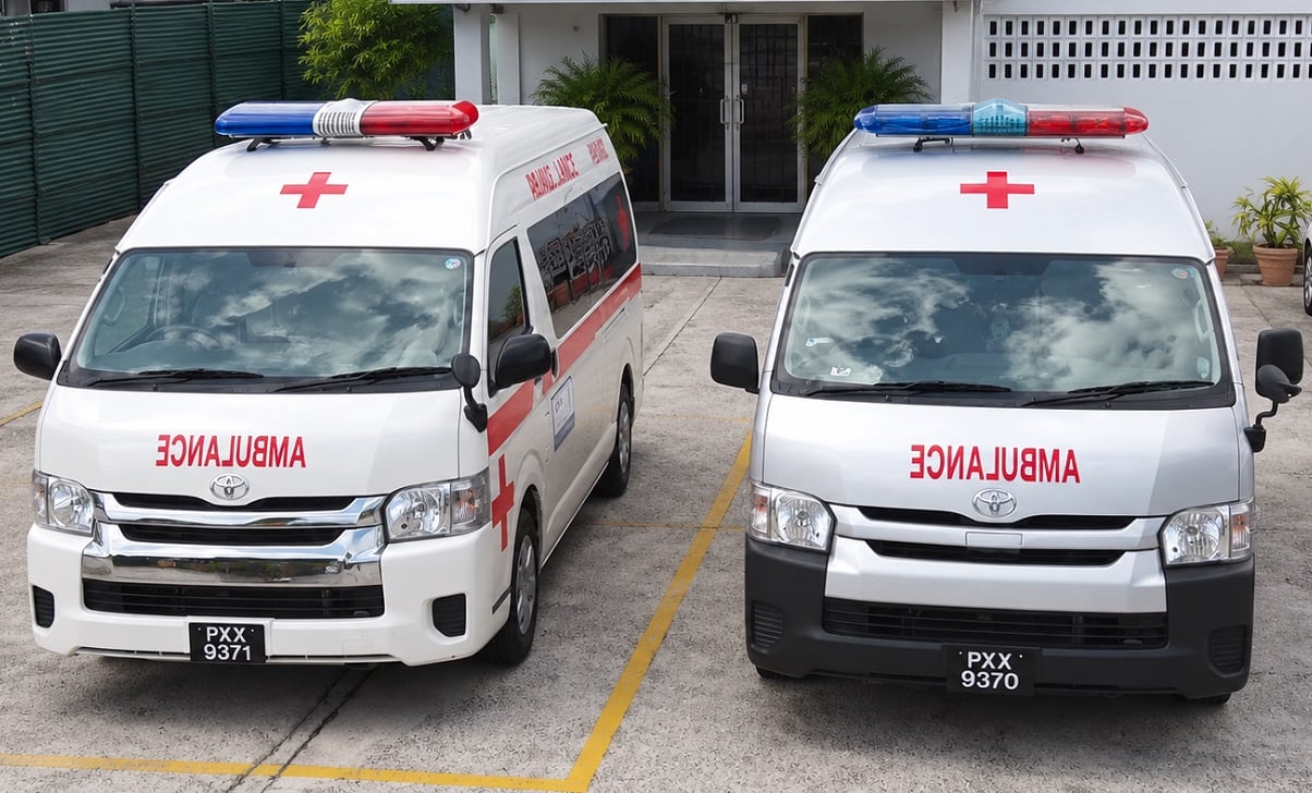 Ambulancias en Guyana.