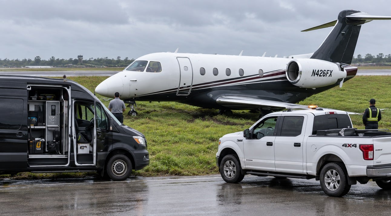Avioneta se accidenta en Opa-Locka.