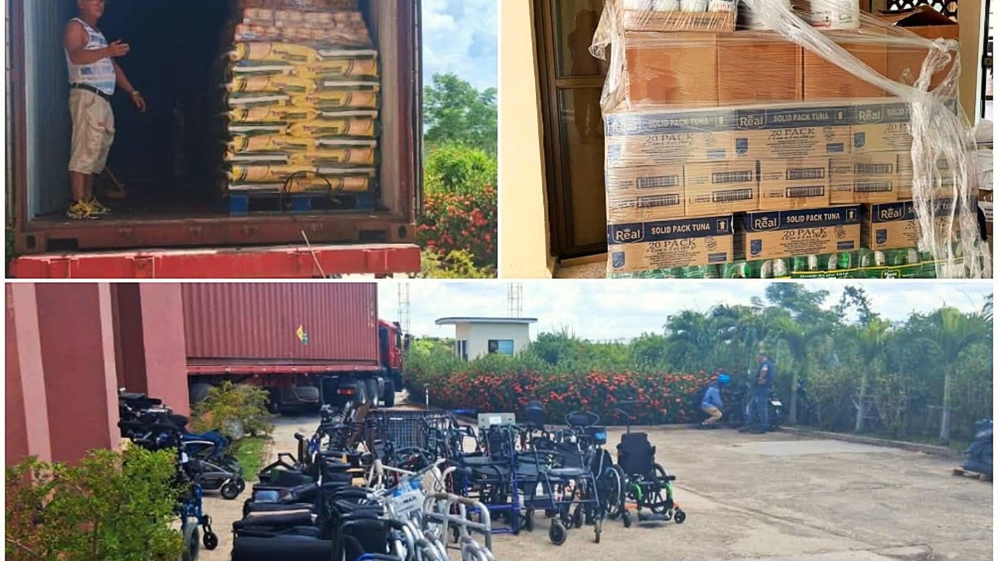 Cubanos en EEUU envían ayuda a ancianos de Camagüey con alimentos y sillas de ruedas
