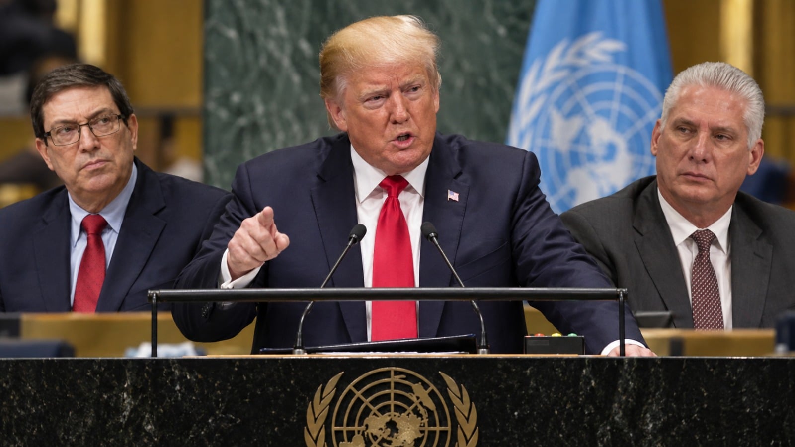 Bruno Rodríguez y Díaz-Canel saltan a responder a Trump tras decir en la ONU que Cuba “va a caer”