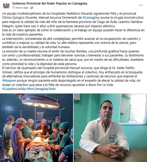 Comunicado del Gobierno Provincial del Poder Popular en Camagüey.