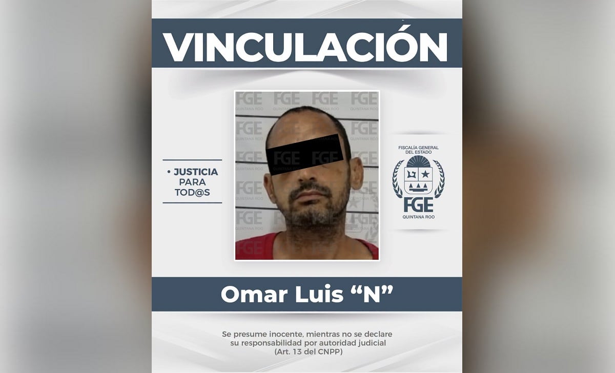 Cubano detenido en Cancún, México.