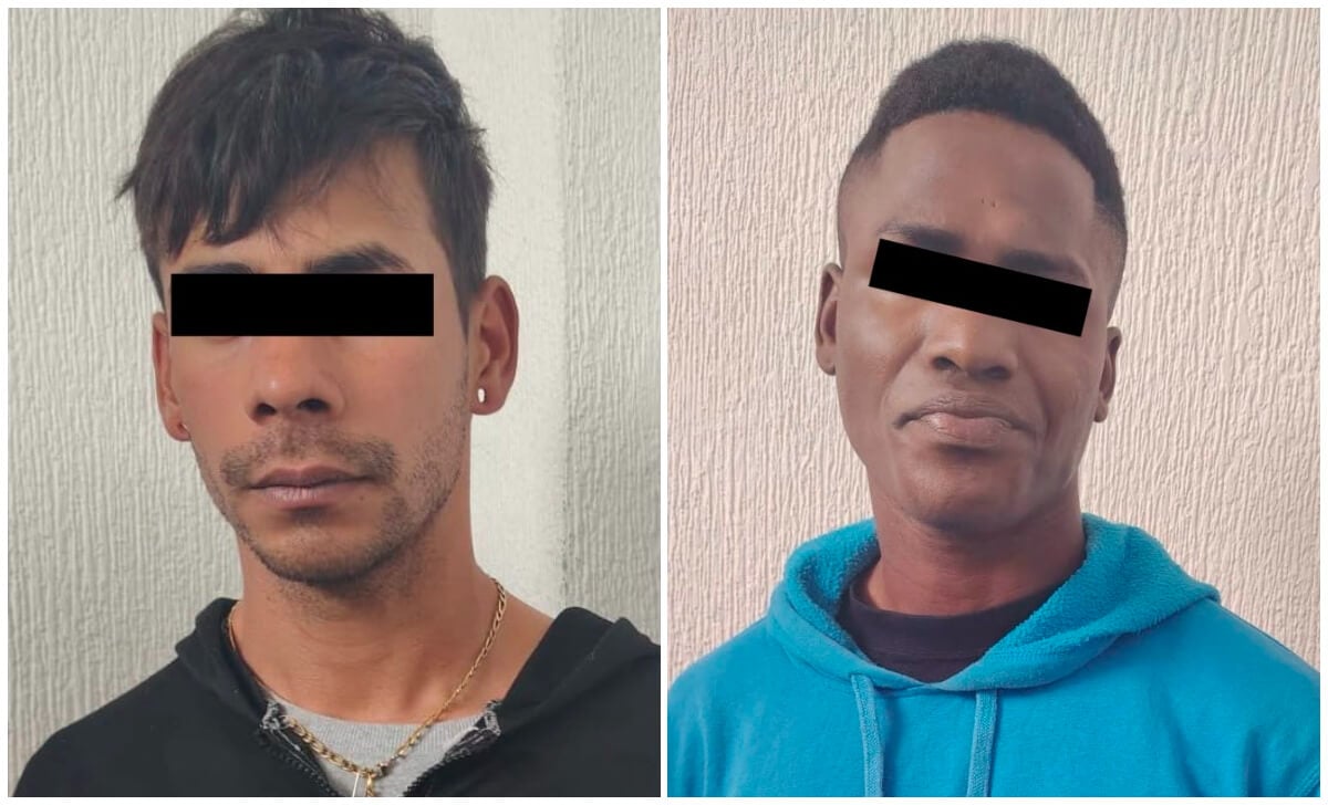 Cubanos detenidos en Toluca.