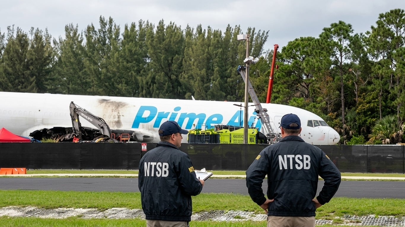 Esto va a pasar con el avión de Amazon accidentado en el aeropuerto de Miami