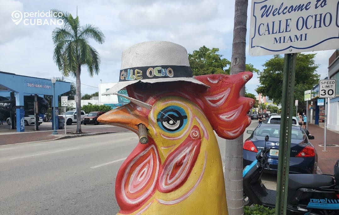 Icónica Calle 8 en La Pequeña Habana.