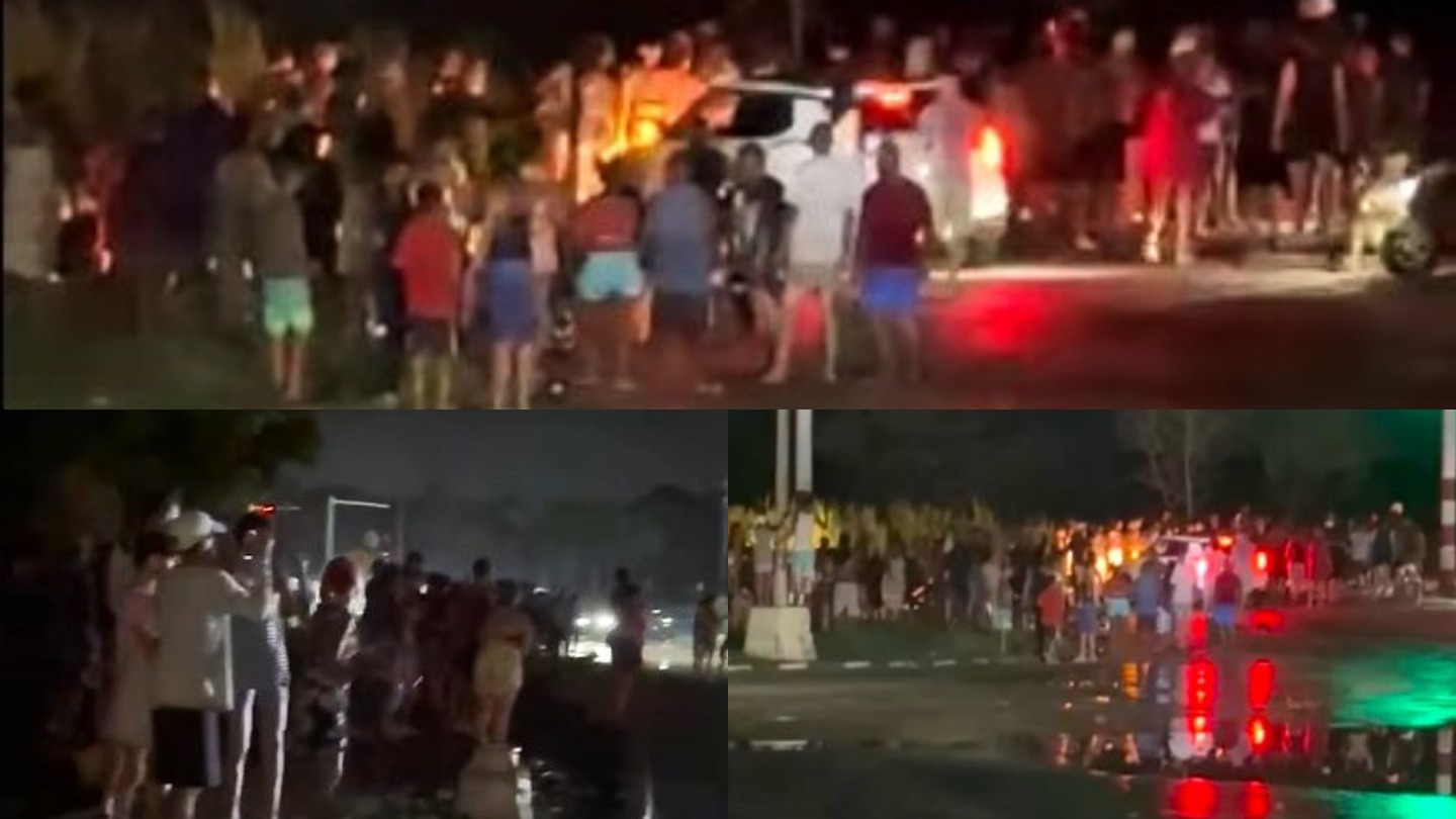 “¡Queremos luz!”: vecinos protestan con cacerolas en la Avenida Boyeros de La Habana