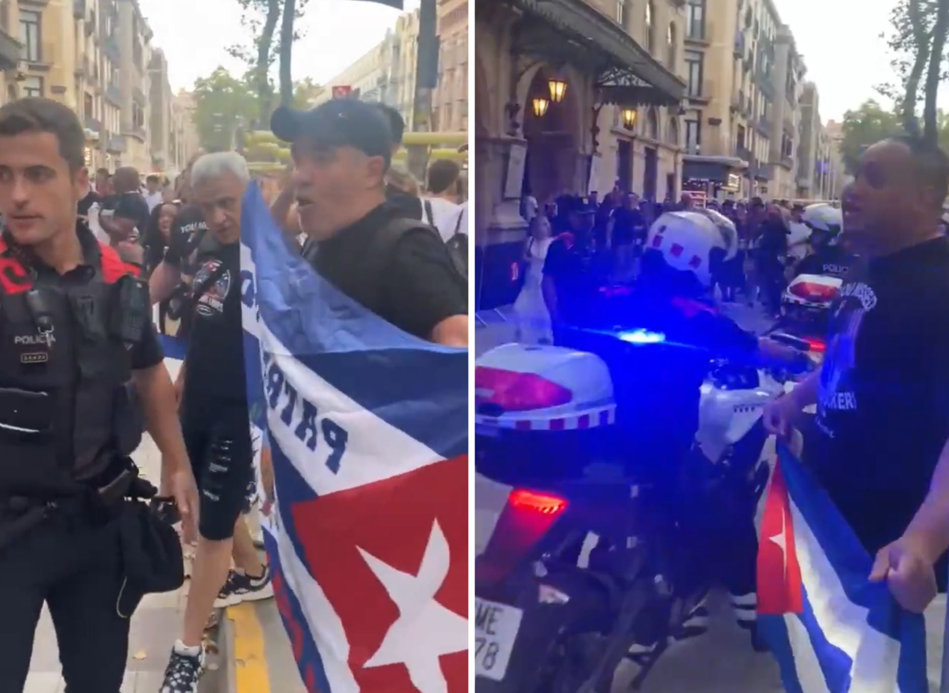 Tenso enfrentamiento entre cubanos y españoles en Barcelona por concierto de Silvio Rodríguez