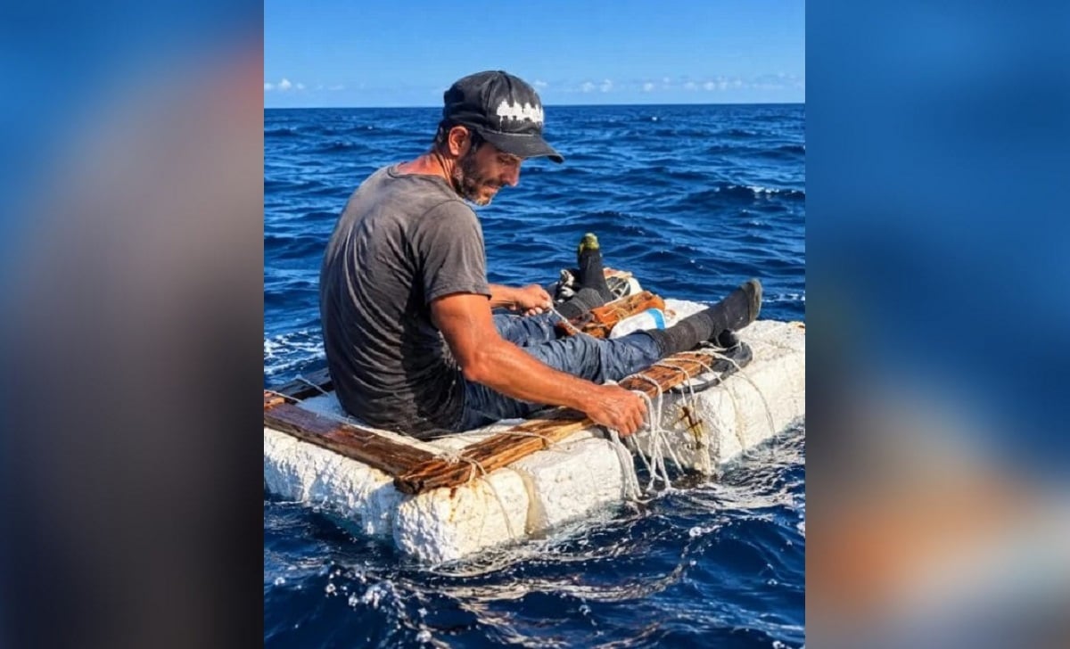 El cubano fue rescatado cerca de Cayo Biscayne.