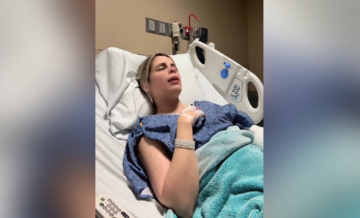 Cubana termina en el hospital.