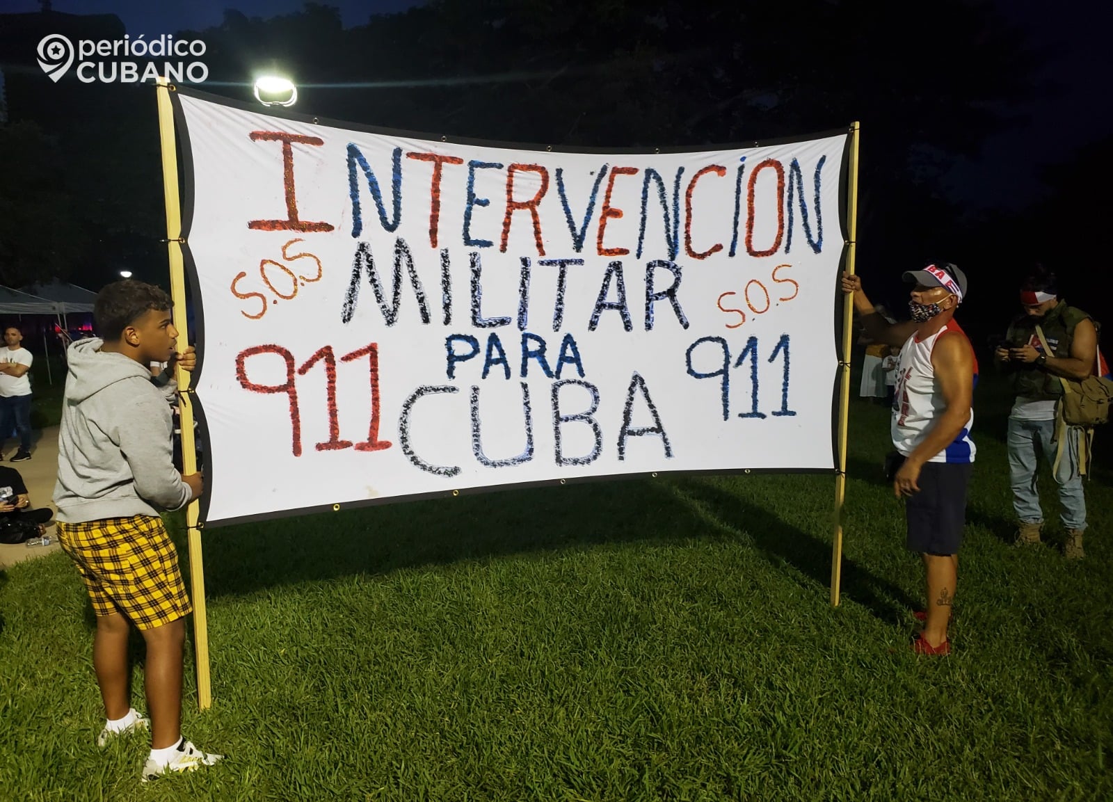 Intervencion militar y humanitaria en Cuba