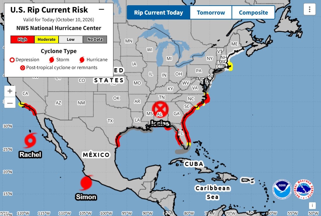 Isaias tras su paso por Florida.