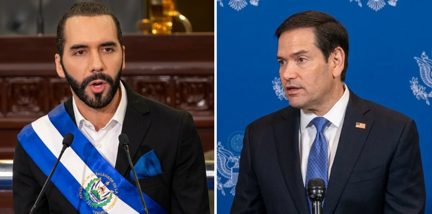 Marco Rubio y Nayib Bukele conversan sobre la situación de Cuba
